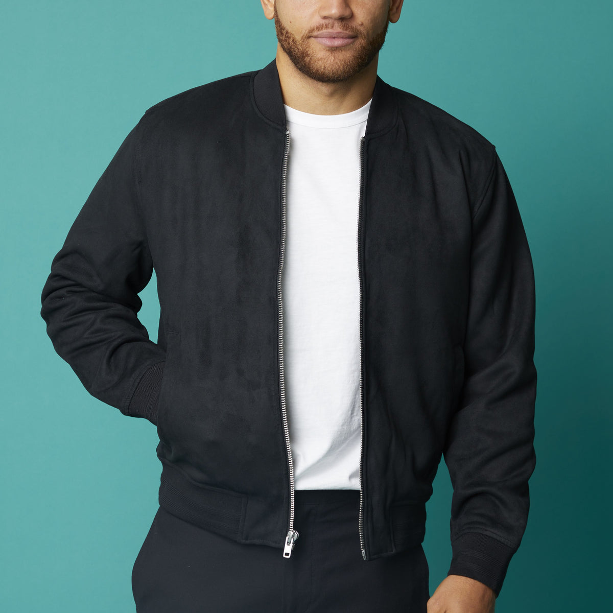 bold and stylish mens bomber jacket simple