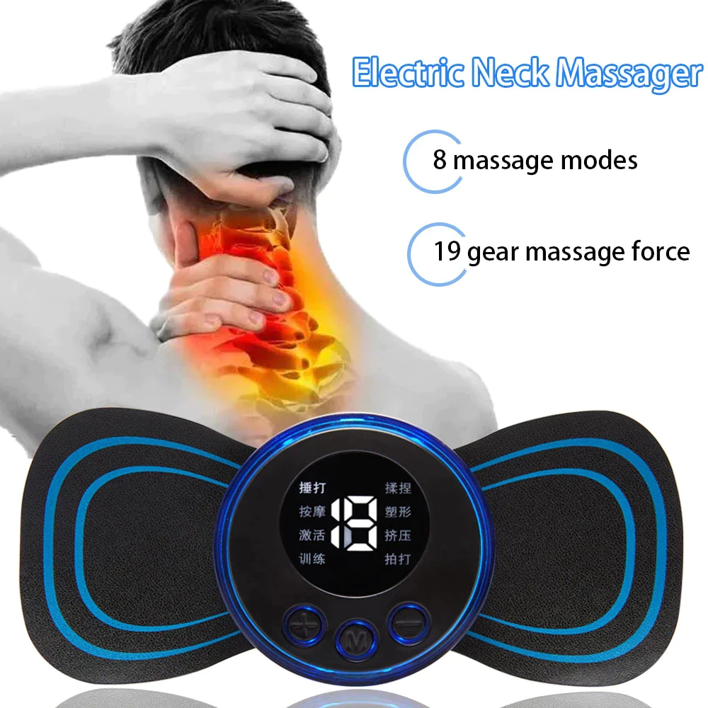 portable ems neck massager