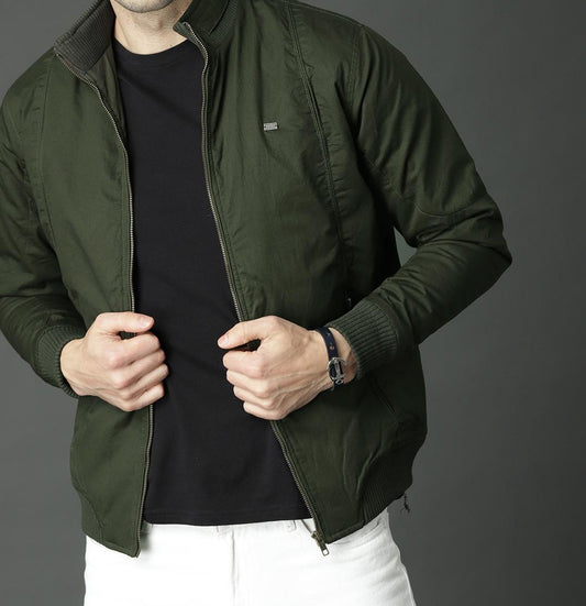 bold and stylish mens bomber jacket simple