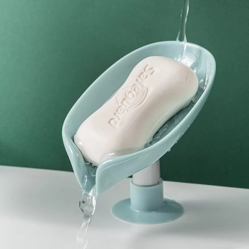 Leaf shape soap box & soap holder